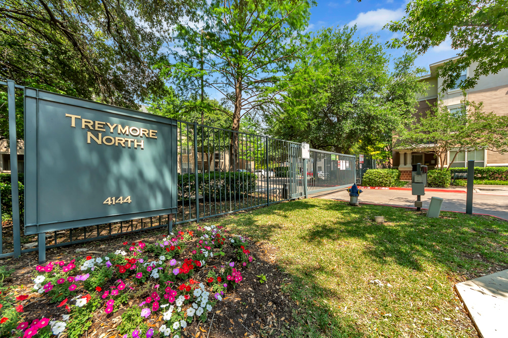 Photo of community entrance access gate Photo of community entrance access gate